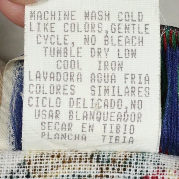 Vintage 1990s Enchanté Collection Floral Zip Up Collared Crop Top Medium - Picture 7 of 7